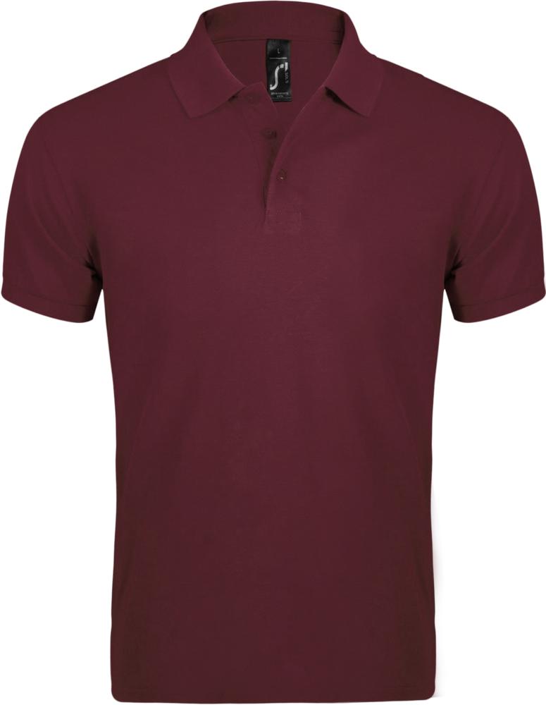 00571146_1.tif_1000x1000 Рубашка поло мужская Prime Men 200 бордовая