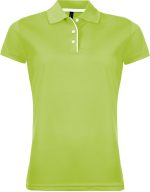 Рубашка поло женская Performer Women 180 зеленое яблоко