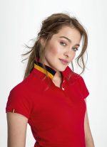 Рубашка поло Patriot Women, белая с черным — изображение 6