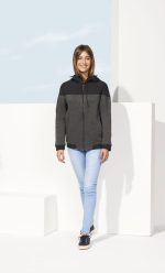 Куртка унисекс Voltage, черный меланж с черным — изображение 5