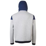 серый меланж с темно-синим