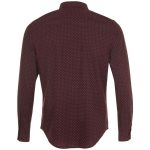 бордовая с белым