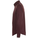 Рубашка мужская Becker Men, бордовая с белым — изображение 3