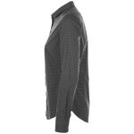 Рубашка женская Becker Women, темно-серая с белым — изображение 3