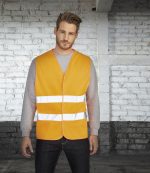Жилет светоотражающий Secure Pro, оранжевый неон — изображение 5
