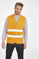 Жилет светоотражающий Secure Pro, оранжевый неон — изображение 4