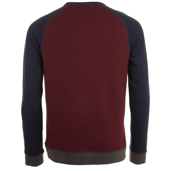 бордовая с темно-синим