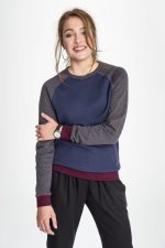 Толстовка унисекс Sandro, светло-серый меланж с темным меланжем — изображение 5