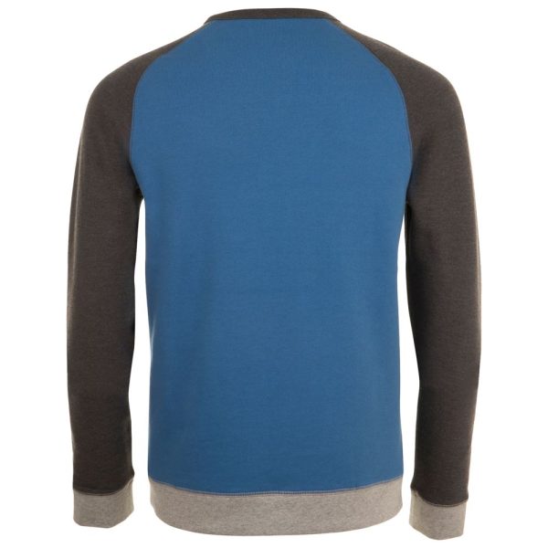 синяя с черным меланжем