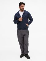 Толстовка унисекс Stone, темно-синяя — изображение 7