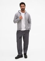 Толстовка унисекс Stone, серый меланж — изображение 7