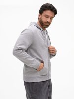 Толстовка унисекс Stone, серый меланж — изображение 5