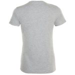 Футболка женская «Ты у меня вот здесь», серый меланж — изображение 3