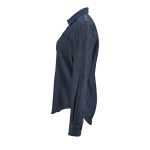 Рубашка женская Barry Women, синяя (деним) — изображение 4