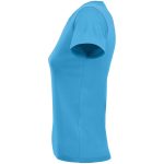 Футболка женская Regent Fit Women, ярко-бирюзовая — изображение 3