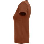 Футболка женская Regent Fit Women, коричневая (терракотовая) — изображение 3
