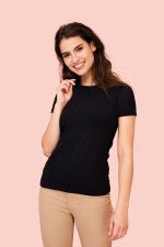 Футболка женская Millenium Stretch Women, белая — изображение 4