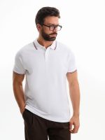 Рубашка поло мужская Prestige Men, белая — изображение 6