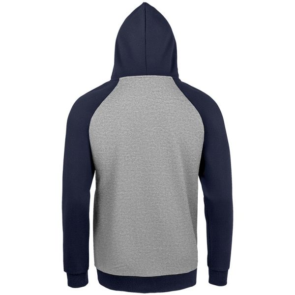 серый меланж с темно-синим