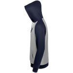 Толстовка унисекс Seattle, серый меланж с темно-синим — изображение 3