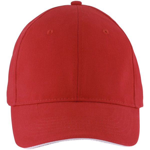 красная с белым