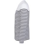 Футболка мужская с длинным рукавом Matelot LSL Men, белая с синим — изображение 3