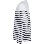 Футболка детская с длинным рукавом Matelot LSL Kids, белая с синим — изображение 3