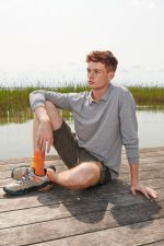 Рубашка поло унисекс с длинным рукавом Planet LSL, черная — изображение 7