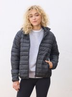Куртка с капюшоном женская Stream Women, черная — изображение 4
