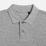 Рубашка поло унисекс Pulse, серый меланж — изображение 3