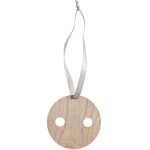 в форме пуговицы Санты