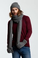 Варежки Nordkyn, темно-синие — изображение 4