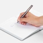 Ручка шариковая Scribo, серо-стальная — изображение 4