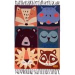 Плед детский Zoo, оранжевый — изображение 5