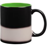 черная с зеленым