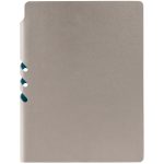 Ежедневник Flexpen, недатированный, серебристо-бирюзовый — изображение 4