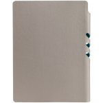 Ежедневник Flexpen, недатированный, серебристо-бирюзовый — изображение 5