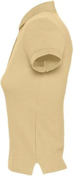 Рубашка поло женская People 210, бежевая — изображение 3