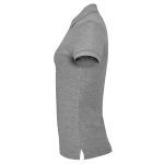 Рубашка поло женская Passion 170, серый меланж — изображение 3