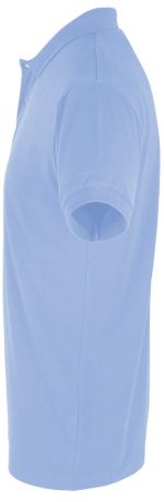 Рубашка поло мужская Perfect Men 180 голубая — изображение 3