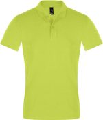 Рубашка поло мужская Perfect Men 180 зеленое яблоко
