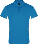 Рубашка поло мужская Perfect Men 180 бирюзовая