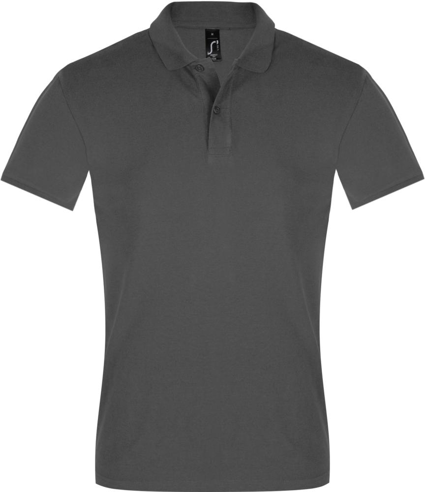11346384_1.tif_1000x1000 Рубашка поло мужская Perfect Men 180 темно-серая