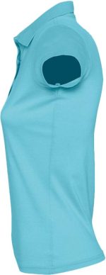 Рубашка поло женская Prescott Women 170, бирюзовая — изображение 3