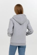 Толстовка на молнии Kulonga Sherpa, серый меланж — изображение 6