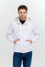 Толстовка на молнии Kulonga Sherpa, белая — изображение 7