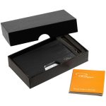 Футляр для карт с зажимом для купюр Cooper, черный — изображение 7