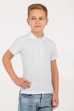 Рубашка поло детская Virma Kids, белая — изображение 4