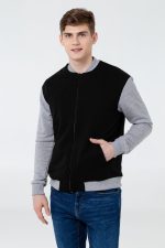 Бомбер College, молочно-белый — изображение 5