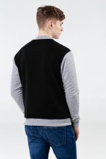 Бомбер College, молочно-белый — изображение 6